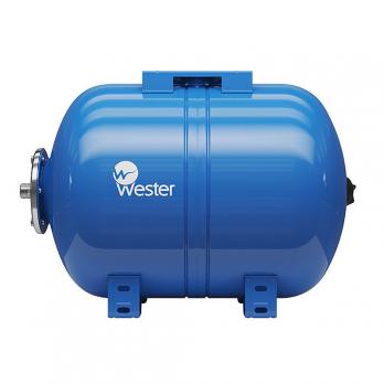 Бак расширительный  50л для водоснабжения WESTER(горизонт-й) (присоединение 1")WAO