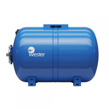 Бак расширительный  80л для водоснабжения WESTER(горизонт-й) (присоединение 1")WAO