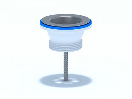 Выпуск 1 1/4" с нерж. сеткой М200 АНИ пласт