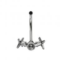 Смеситель для кухни 1/2 кер F4020 FRAP КРЕСТ конус (выс.пов.излив, п/шпильку, хром, силумин)