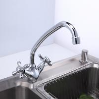 Смеситель для кухни 1/2 кер F4125 FRAP Крест (выс. пов. излив, п/шпильку, хром, латунь)