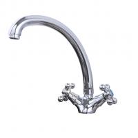 Смеситель для кухни 1/2 кер F4219 FRAP (выс.пов.излив, п/шпильку, хром, силумин)