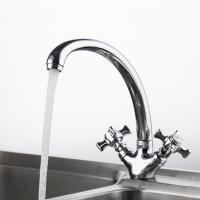 Смеситель для кухни 1/2 кер F4224 FRAP (выс.пов.излив, п/гайку, хром, силумин)