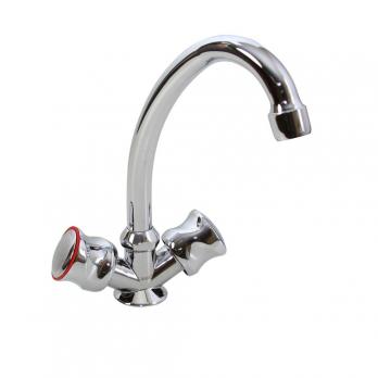 Смеситель для кухни 1/2 кер T.MARKT 04-2003 Восьмерка п\гайку