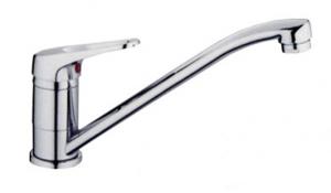 Смеситель для кухни 35к F4213 FRAP (плоский пов.излив, п/шпильку, хром, силумин)