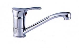 Смеситель для кухни 35к L4514-В Ledeme с отв кор излив, силумин