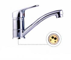 Смеситель для кухни 35к L4516 Ledeme б/отв, латунь