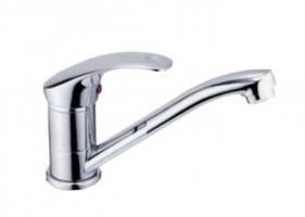 Смеситель для кухни 35к F4539-В FRAP (плоск.кор.пов. излив, п/шпильку, хром, силумин)