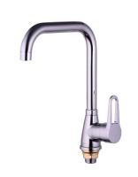 Смеситель для кухни 35к Glauf ZOP4-A045 высокий излив, бок. ручка, п/гайку