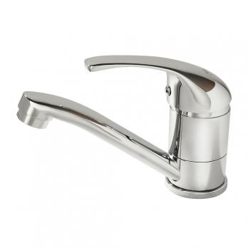 Смеситель для кухни 40к F4529-B FRAP (плоск.пов. излив, п/шпильку, хром, силумин)