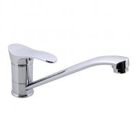 Смеситель для кухни 40к F4901 FRAP (плоский пов.излив, п/гайку, хром, латунь)