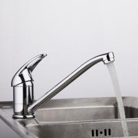 Смеситель для кухни 40к F4903 FRAP (плоский пов.излив, п/гайку, хром, латунь)