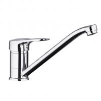 Смеситель для кухни 40к F4904 FRAP (плоский пов.излив, п/гайку, хром, латунь)