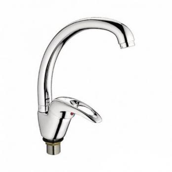 Смеситель для кухни 40к L5902-B Ledeme с отв под гайку, силумин