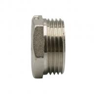 Заглушка 1'' нар с контр отв VRT® никель