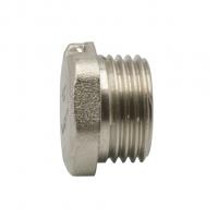 Заглушка 1/2'' нар с контр отв VRT® никель