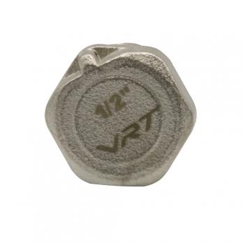 Заглушка 1/2'' нар с контр отв VRT® никель