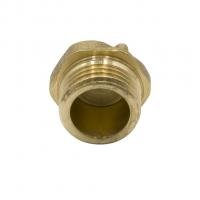 Заглушка 1/2'' нар ЛАТ с контр отв LEXLINE 15