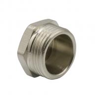 Заглушка 3/4'' нар с контр отв VRT® никель