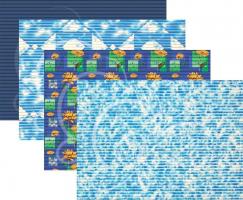 Коврик 0,65м х 15м (синий)