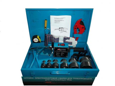 Комплект сварочного оборудования AQUAPROM МК20/6 2300 Вт PP-R (Насадк.20-63,нож-цы,рулетка)Мет.короб