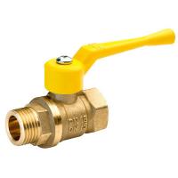 Кран газ шаровой 1/2'' вн/нар рукоятка 11Б27п БАЗ Standart PN40