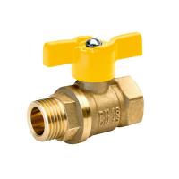 Кран газ шаровой 3/4'' вн/нар бабочка 11Б27п БАЗ Standart PN40