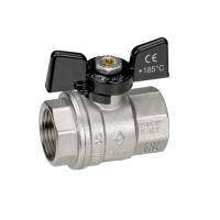 Кран шаровой 1/2'' вн/вн бабочка BUGATTI серия OREGON 302 (Италия)