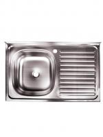 Мойка 80х50 (0,4) лев вып 1 1/2 Эконом (глуб. 13см)