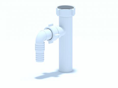 Отвод для стир. машин 1 1/4*32 М220 АНИ пласт