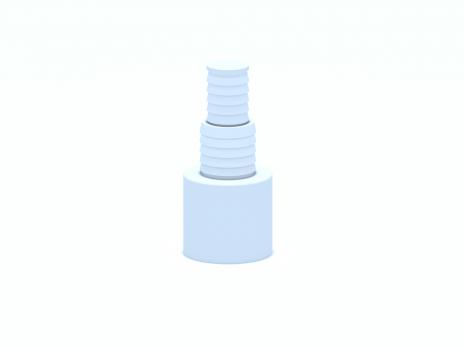 Отвод для стир. машины 40мм М160 АНИ пласт