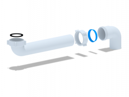 Отводная труба 80 L5005 АНИ пласт