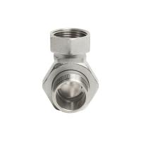 Переходник со сгоном 1'' угловой VRT®(конус) никель