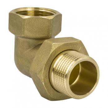 Переходник со сгоном 1'' угловой ЛАТ LEXLINE 25