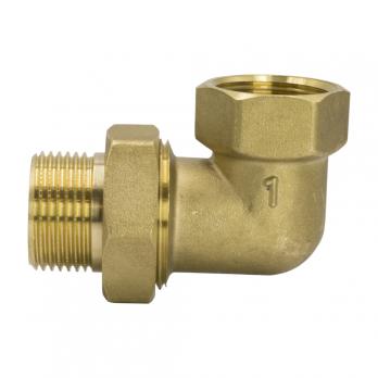 Переходник со сгоном 1'' угловой ЛАТ LEXLINE 25