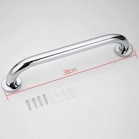 Поручень прямой F1718 (F302) FRAP (хром, латунь, L 38см)