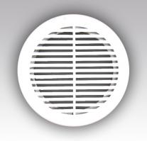 Решетка вент. D145 с фланцем разъемная D100 10РКФ ERA