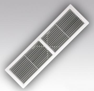 Решетка вент. переточная 455*133 фланец 432х117 4513РП двусторонняя ERA