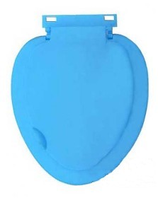 Сиденье для унитаза овал голубой