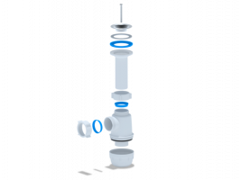 Сифон 1 1/2*40 Ani Грот А0500 АНИ пласт