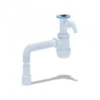 Сифон 1 1/2*40 Ani Грот с носиком, с гофрой А2015 АНИ пласт