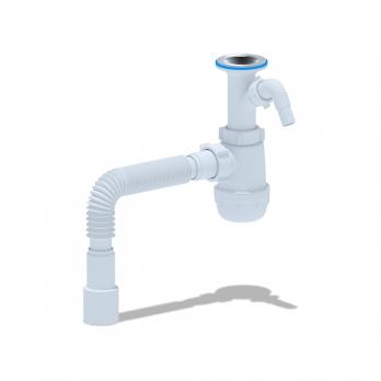 Сифон 1 1/2*40 Ani Грот с носиком, с гофрой А2015 АНИ пласт