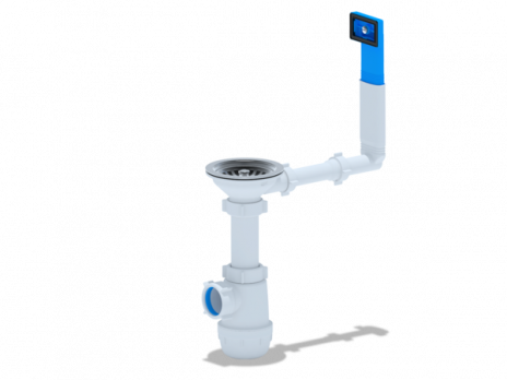 Сифон 3 1/2*40 Ani Грот с жестким прямоуг переливом А0145 АНИ пласт