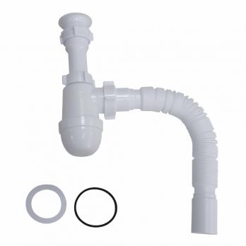 Сифон Варяг с гофрой 40*40 С 5005 АНИ пласт