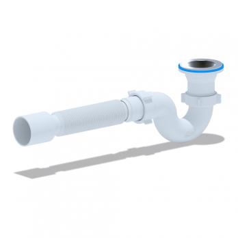 Сифон для душ.поддона 40*40 с гофрой 40*50 Ani Е115 АНИ пласт