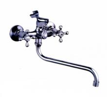 Смеситель для ванны и раковины 1/2 кер L2108 Ledeme КРЕСТ, латунь