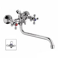 Смеситель для ванны и раковины 1/2 кер L2212 Ledeme с шар перекл, латунь