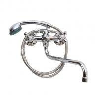 Смеситель для ванны и раковины 1/2 кер T.MARKT 08-2010 Крест ШАР ПЕРЕКЛ