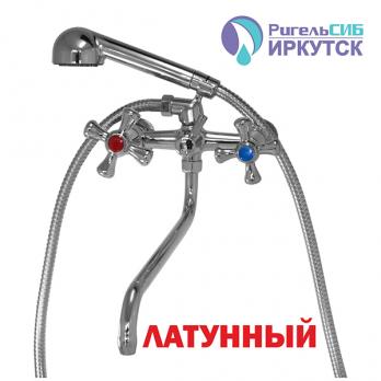 Смеситель для ванны и раковины 1/2 кер Иркутск Р-К 24 КРЕСТ