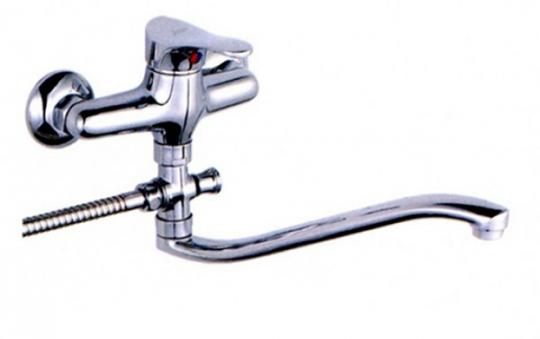 Смеситель для ванны и раковины 35к L2114 Ledeme б/отв S-нос, латунь